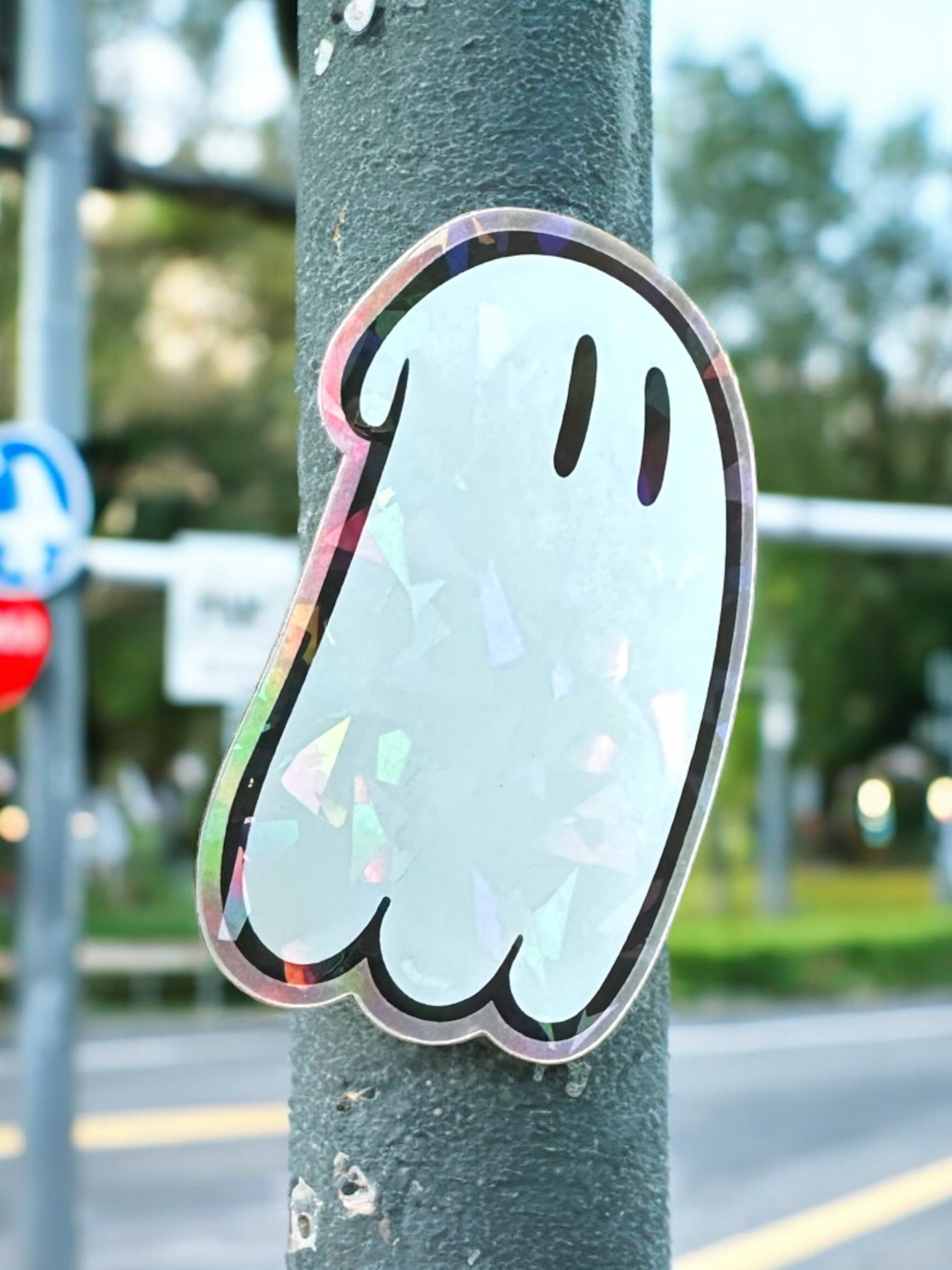 Ghost Drive Sticker Holo Ghost Sticker – Shutter Ghost Garage